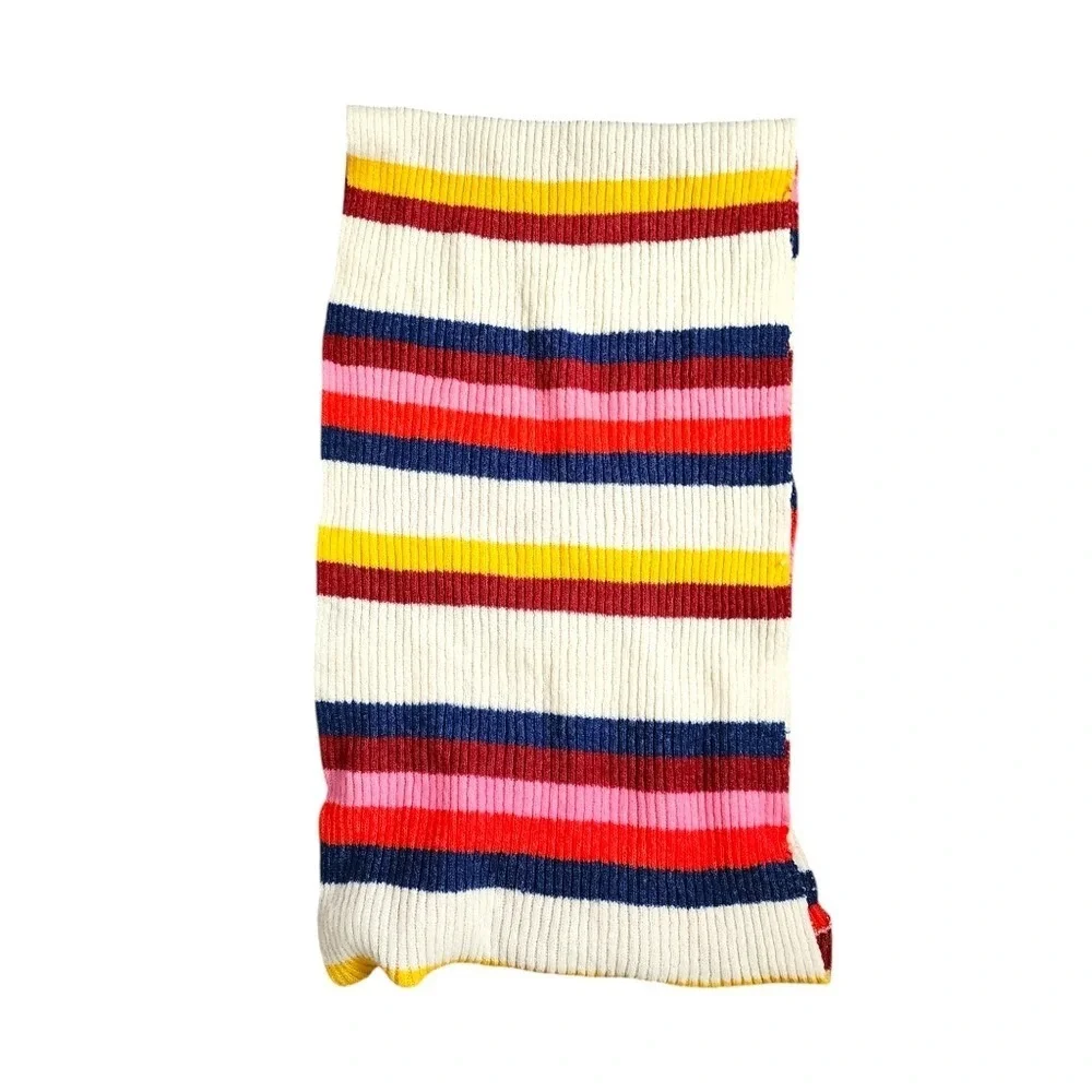 ANTHROPOLOGIE x SLEEPING ON SNOW knit infinity stripe scarf circle scarf‎